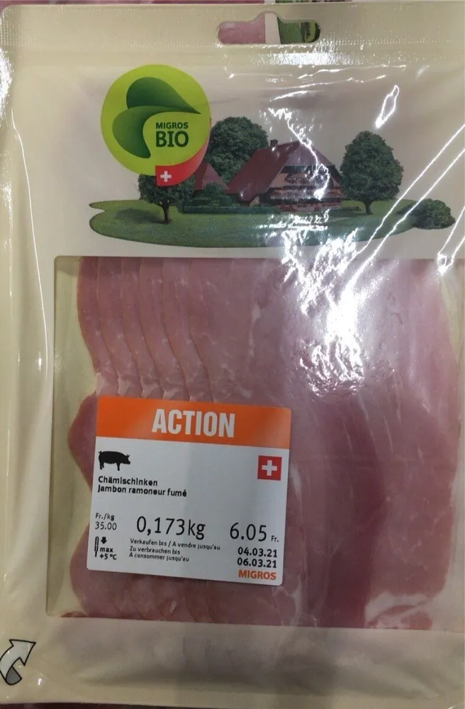Jambon ramoneur fume