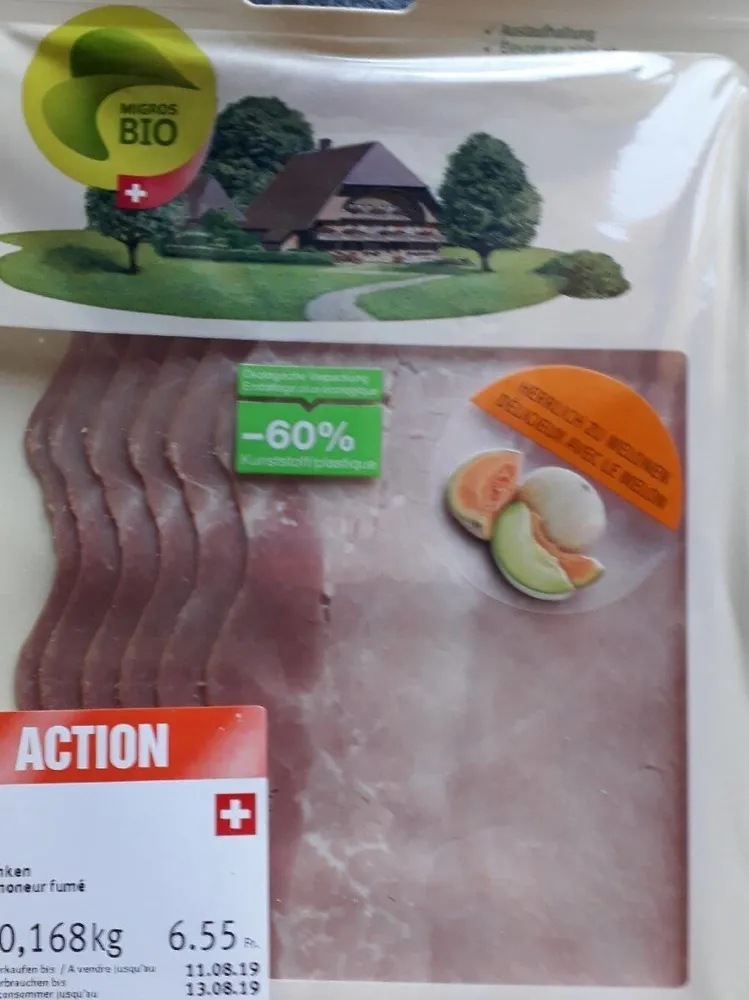 Jambon ramoneur fumé