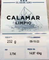 Calamar limpio
