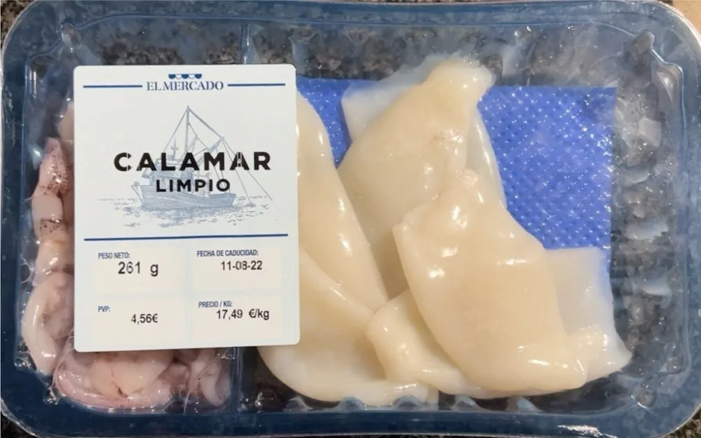 Calamar limpio