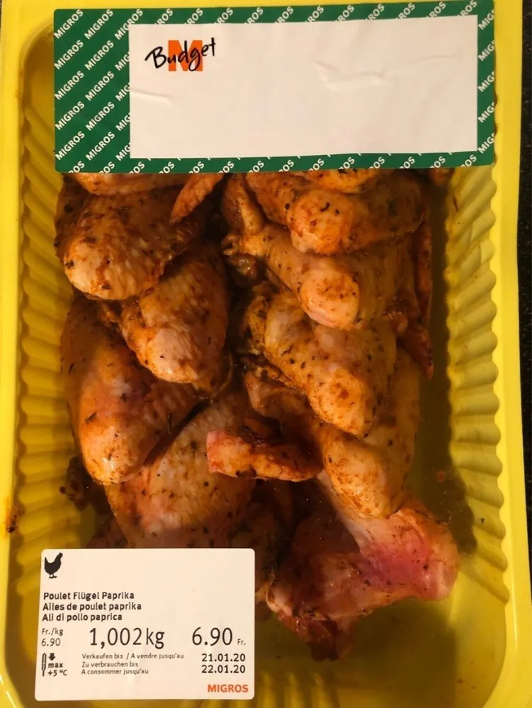 Ailes de poulet paprika