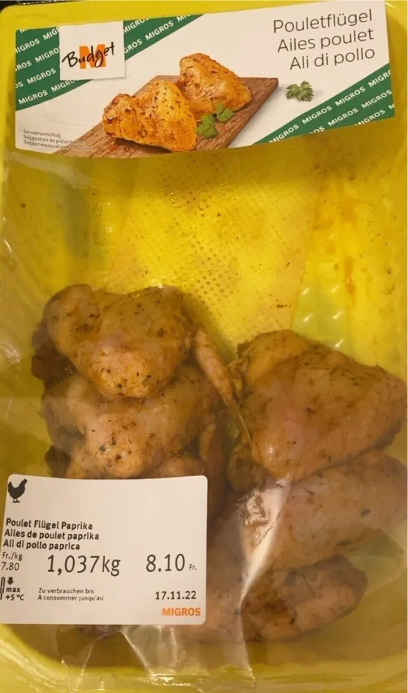 Ali di pollo paprica