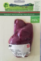 Tranches de boeuf minutes, boeuf de pâturage