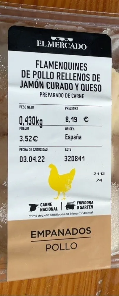 Flamenquines empanados