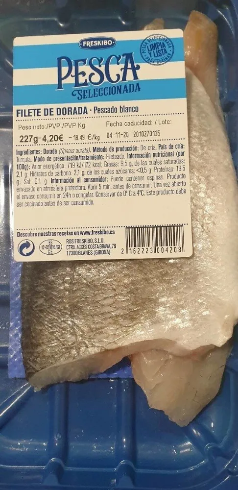 Filete de dorada