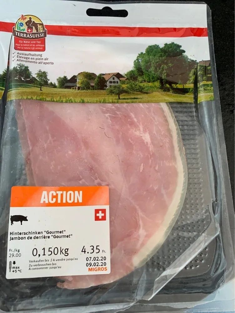 Jambon de derrière gourmet