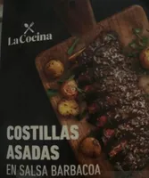 Costillas asadas en salsa barbacoa