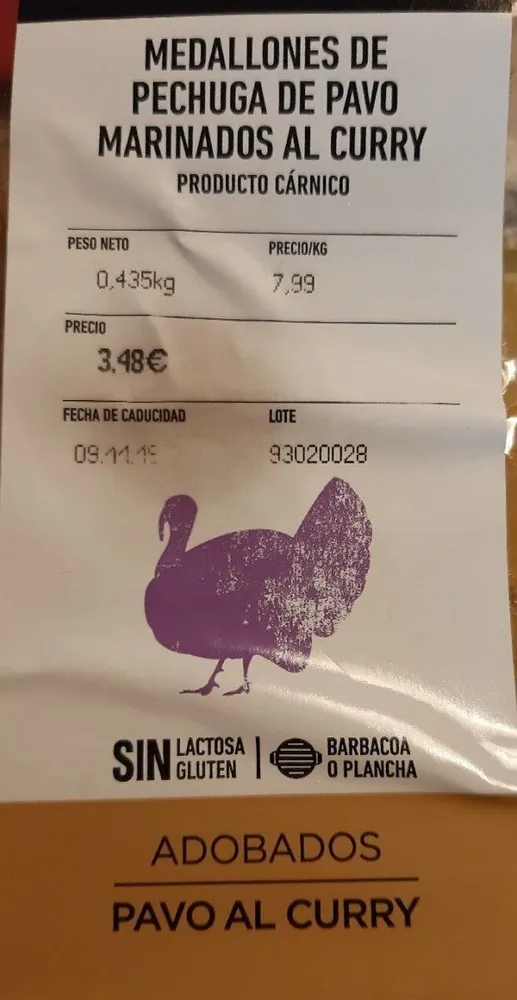 Medallones de pavo