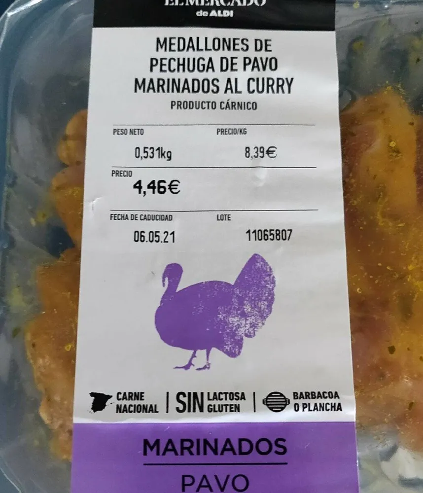 Marinados pavo