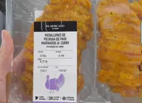 Medallones pavo marinados curry