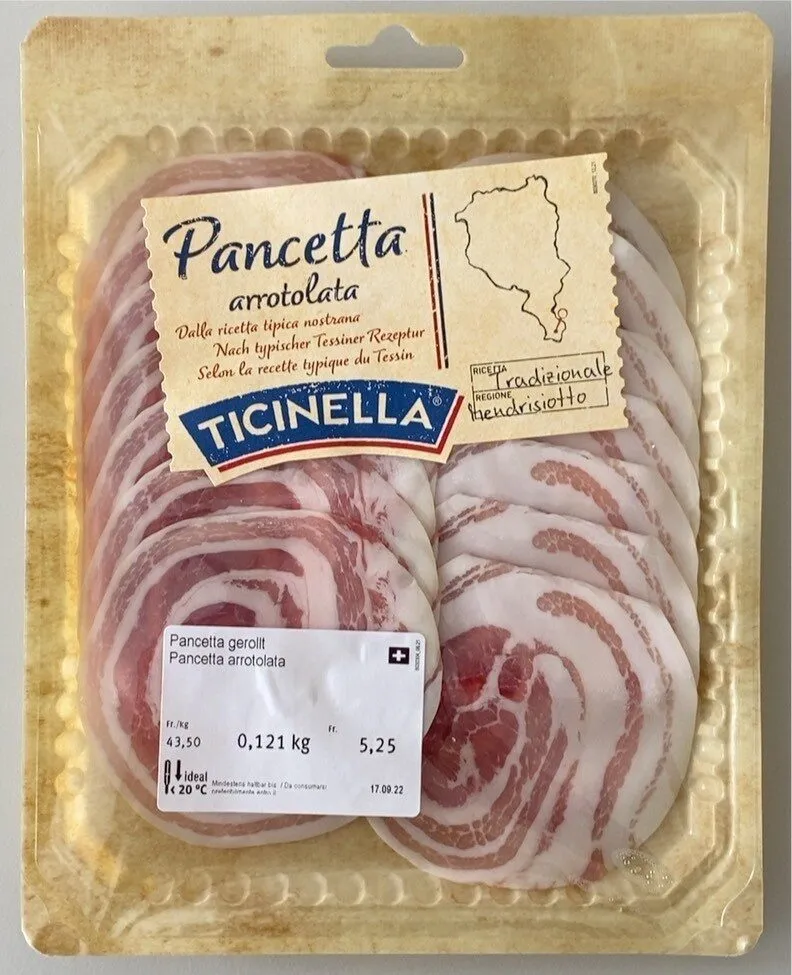 Pancetta arrotolata