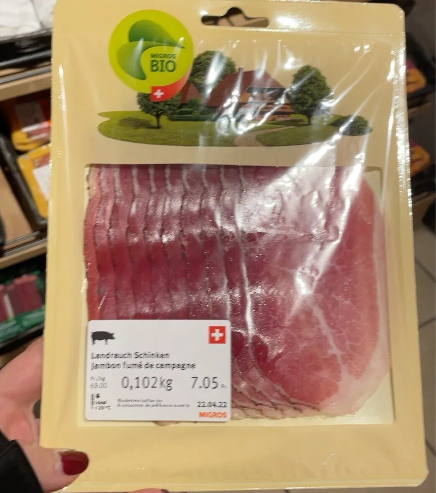 Prosciutto crudo affimicato