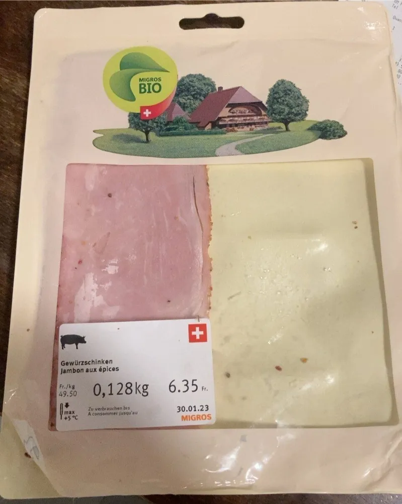 Jambon arrière aux épices