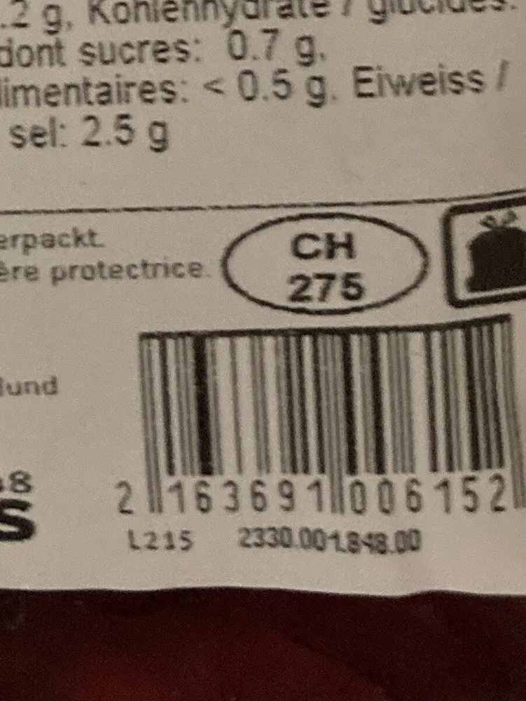 viande sechée