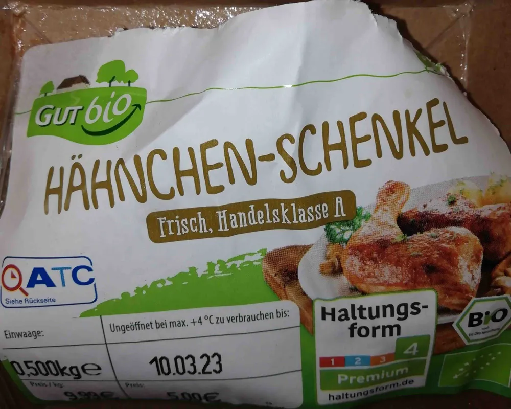 Hähnchen-Schenkel, frisch