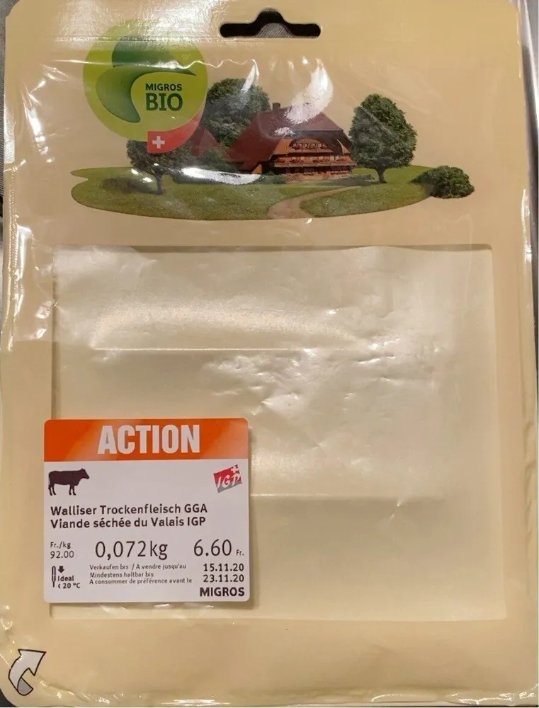 Viande séchée du Valais IGP