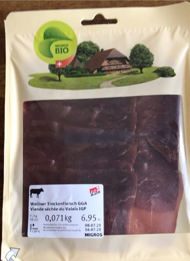 Viande sechee bio