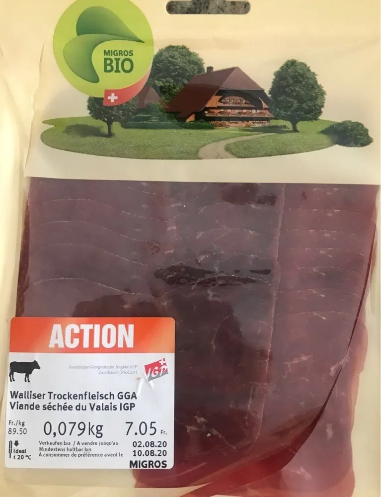 Viande séchée du Valais
