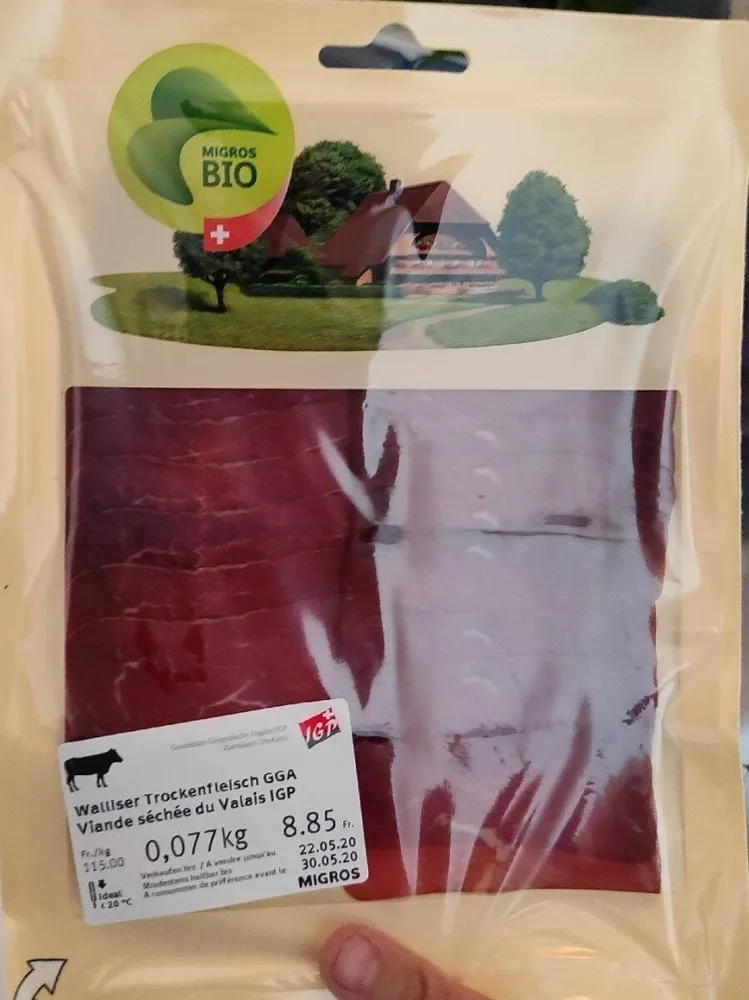 Viande séchée du Valais IGP