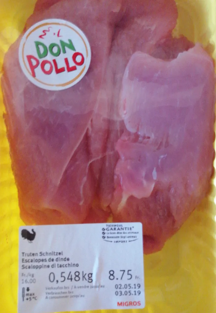 escalope de dinde