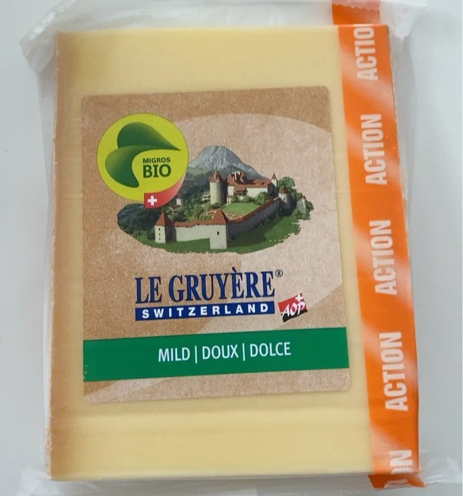 Le Gruyère AOP BIO mild/doux