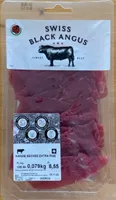 Swiss Black Angus viande séchée extra fine