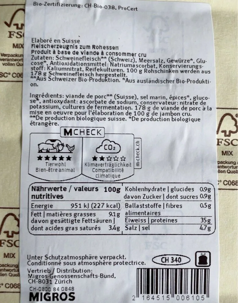 Bündner Rohschinken