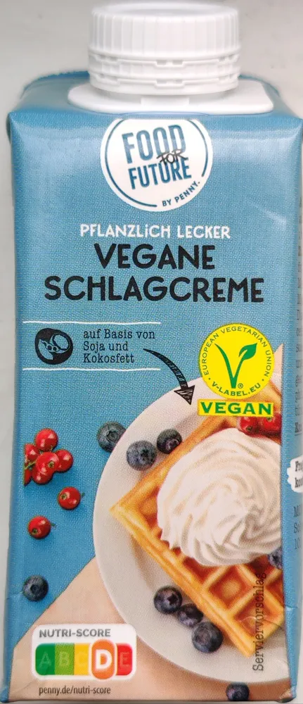 Vegane Schlagcreme