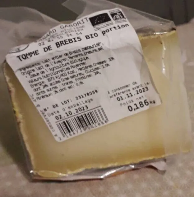 Tomme de brebis bio