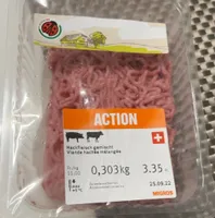 Viande hachée mélangée