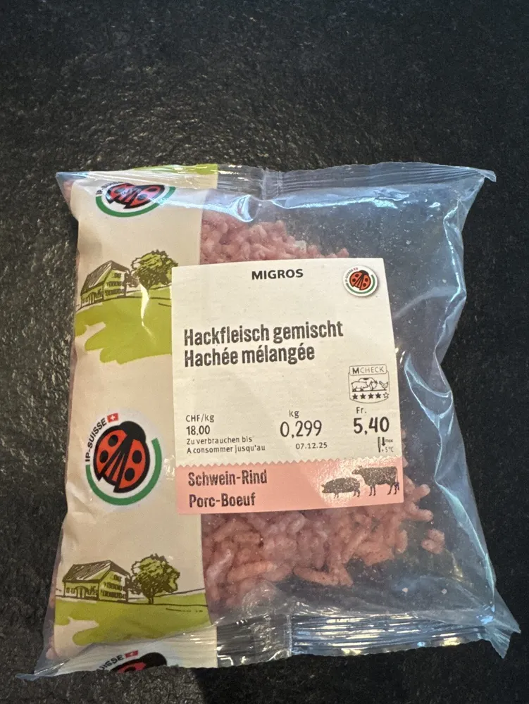 Hackfleisch gemischt