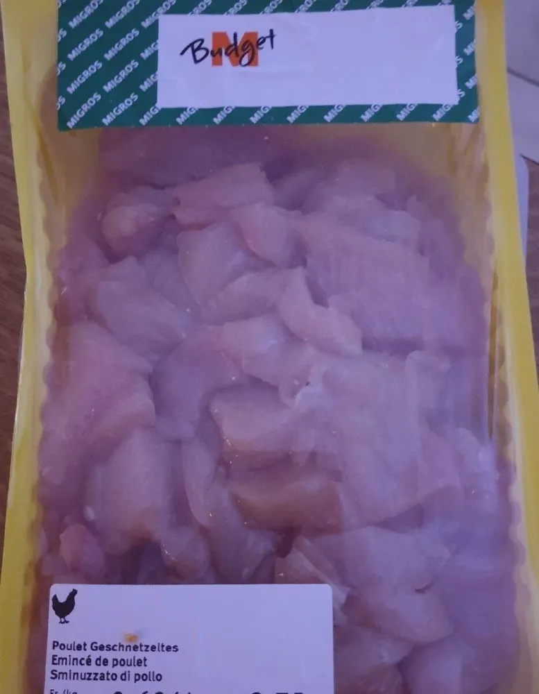 émincé de poulet