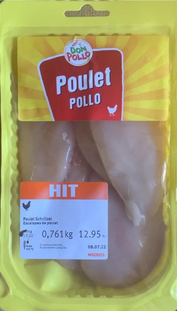 Escalopes de poulet
