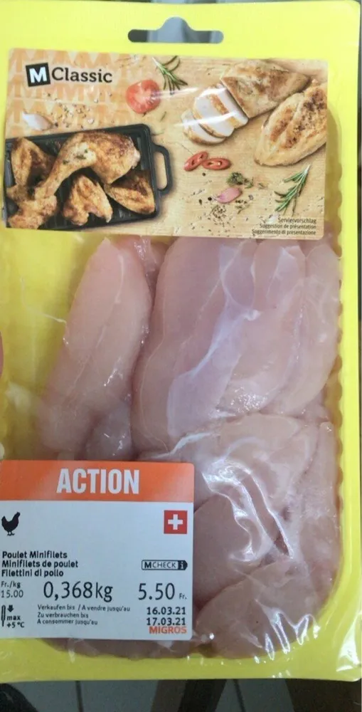 Minifilets de poulet
