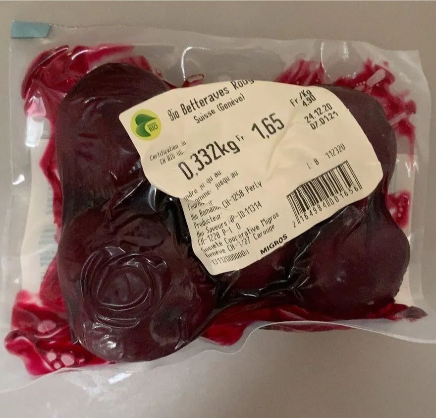 Bio Bettraves Rouges