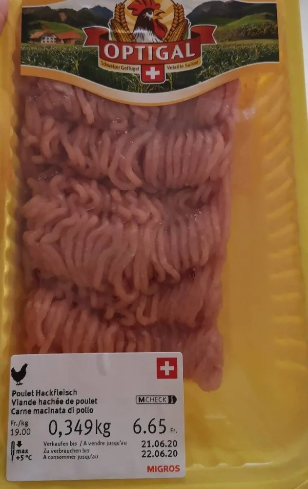 Viande hachee de poulet