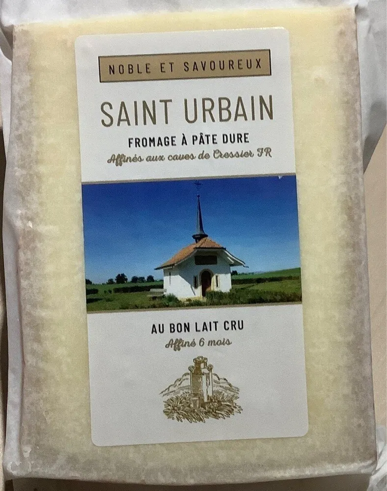 Saint Urbain, au lait cru, affiné 6 mois
