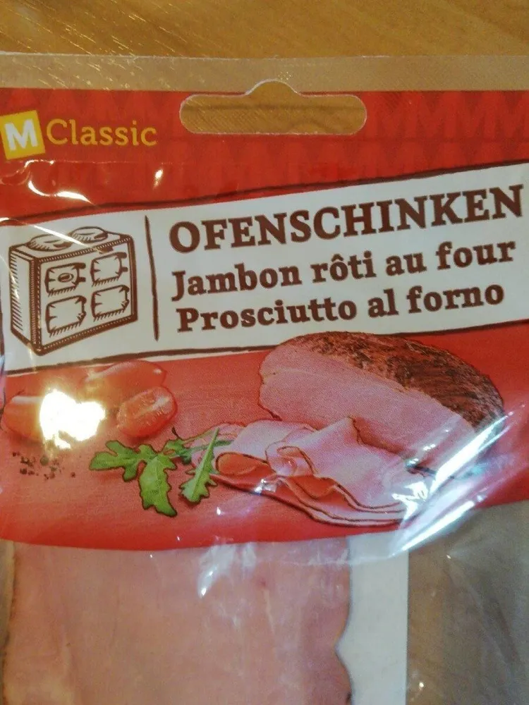 Jambon rôti au four