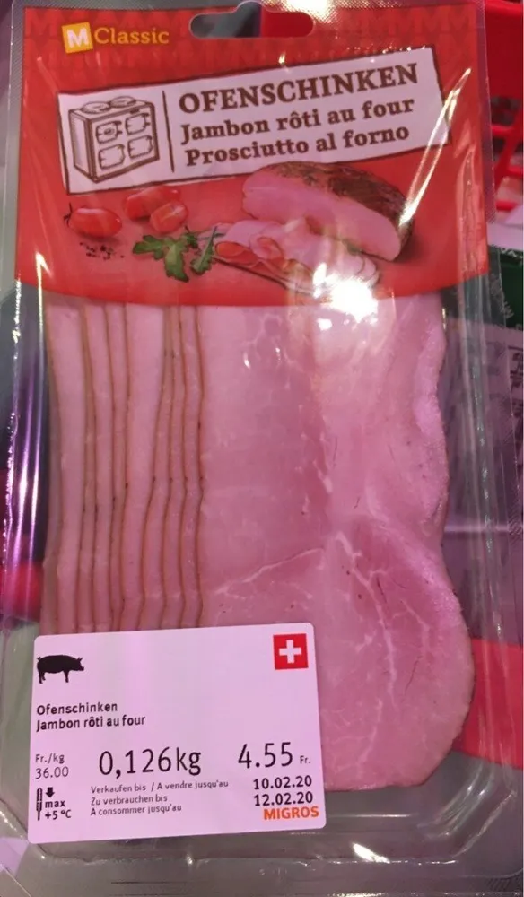 Jambon rôtisu four