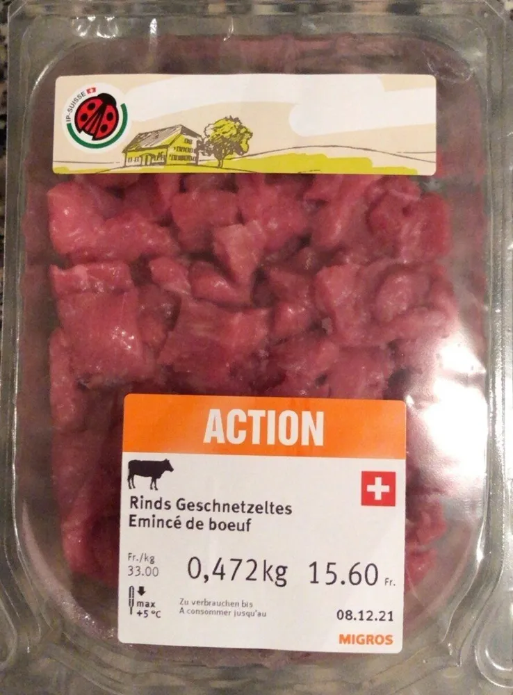Émincé de boeuf