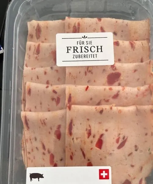 Fleischkäse Pikant