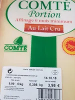 Comte au lait cru 6 mois d affinage