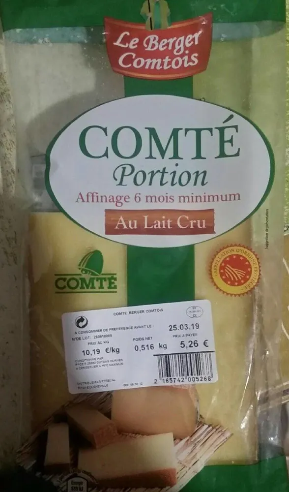Comté Portion