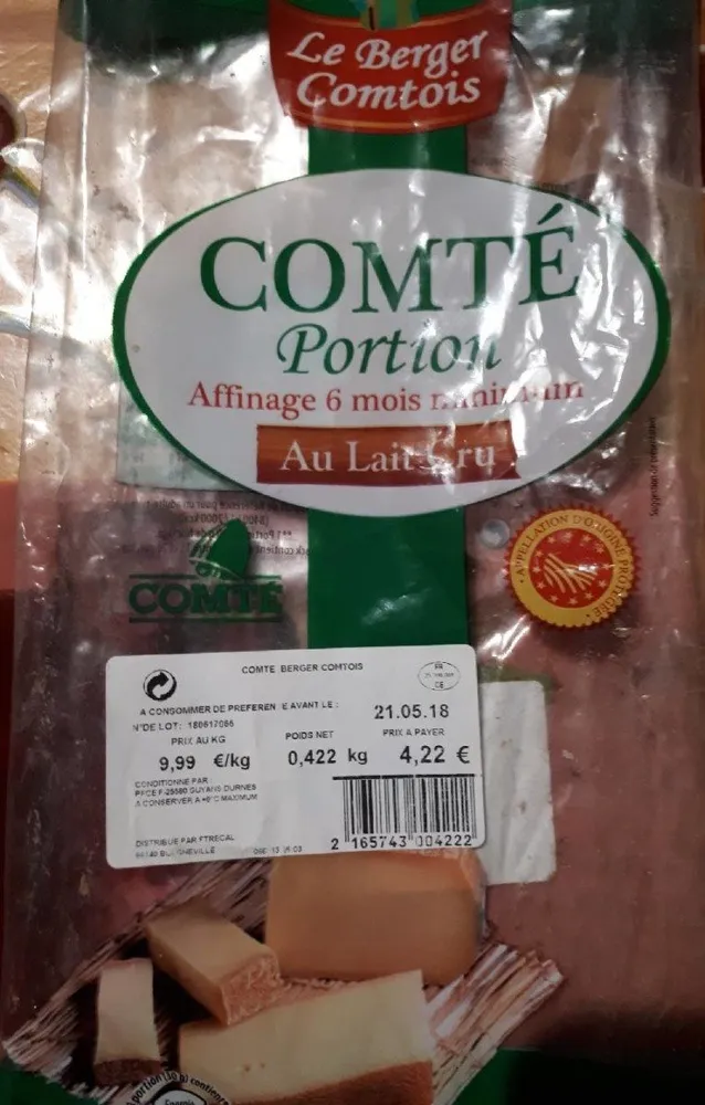 Comté portion
