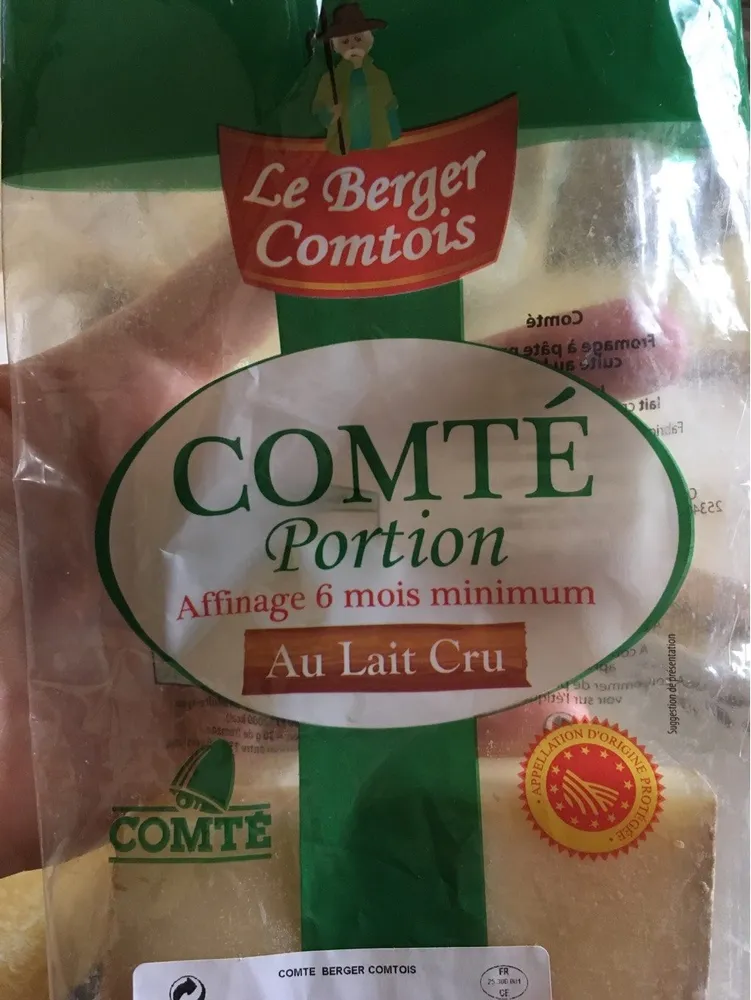 Comté Portion Affinage 6 mois minimum au lait cru AOP