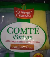 Comté portion affinage 6mois minimum Au lait cru