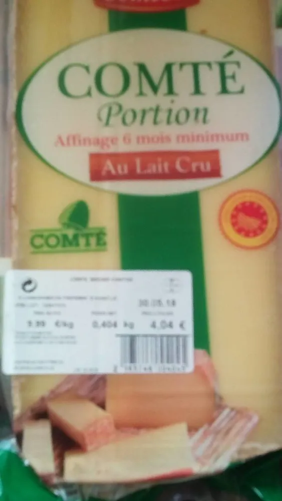 Comté portion