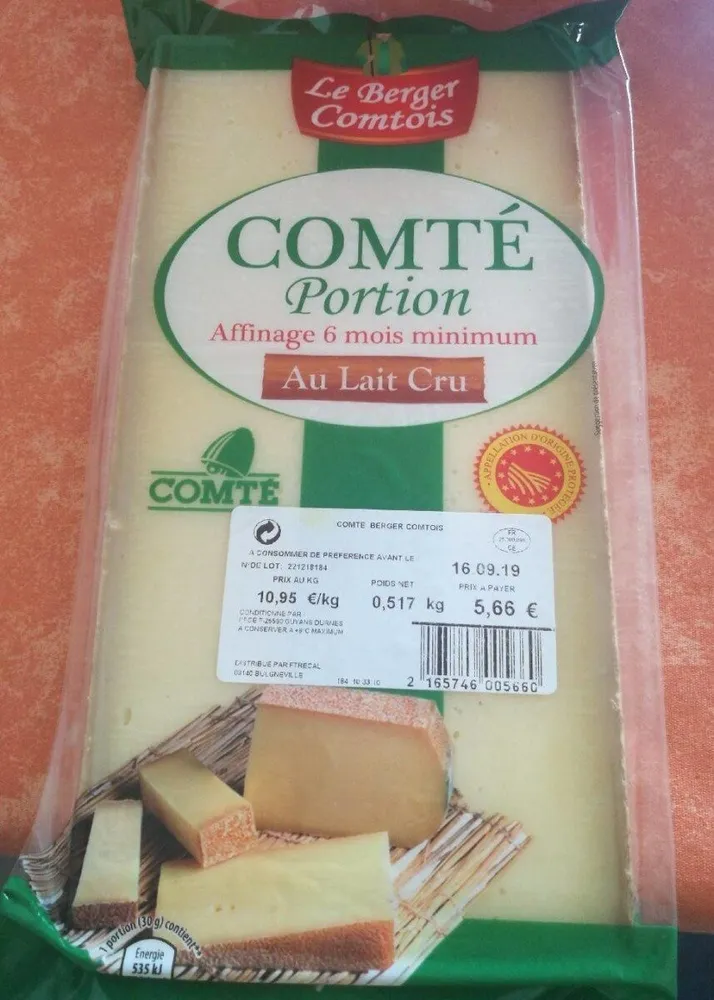 Comté portion