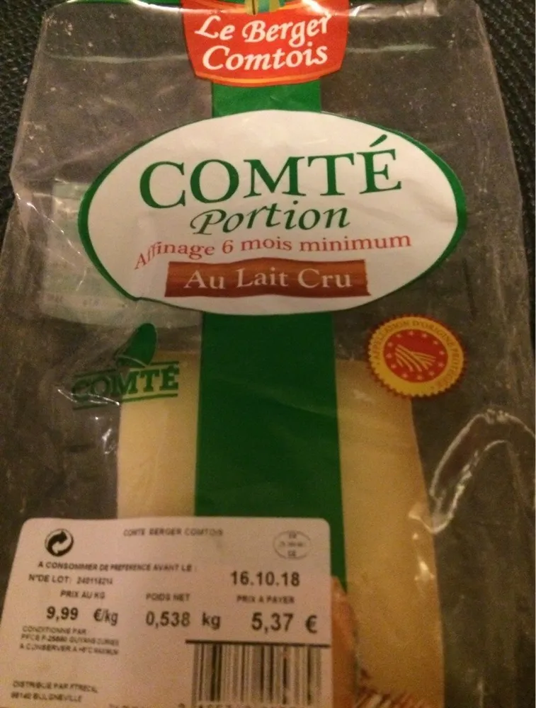 Comté portion