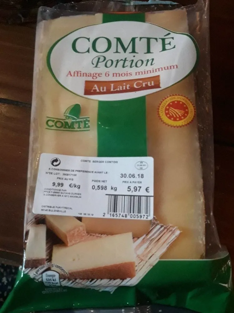 Comté portion